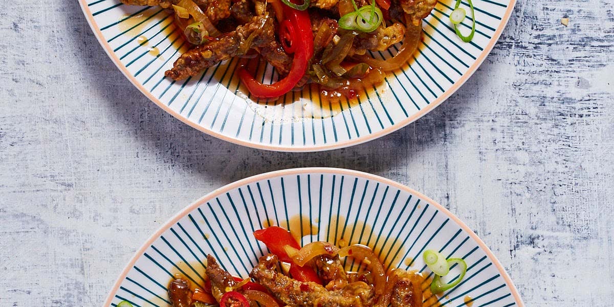 Crispy Chilli Beef Slimming Weight Watchers Friendly