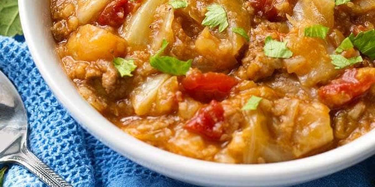 Pressure cooker unstuffed best sale cabbage rolls with rice