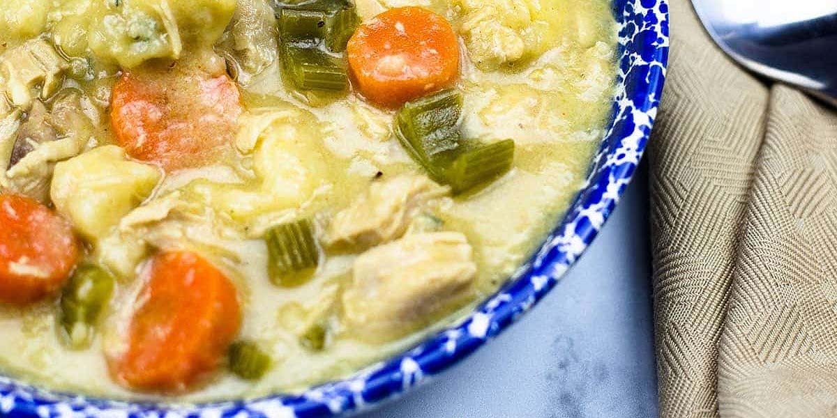 Ninja foodi chicken 2025 and dumplings recipe