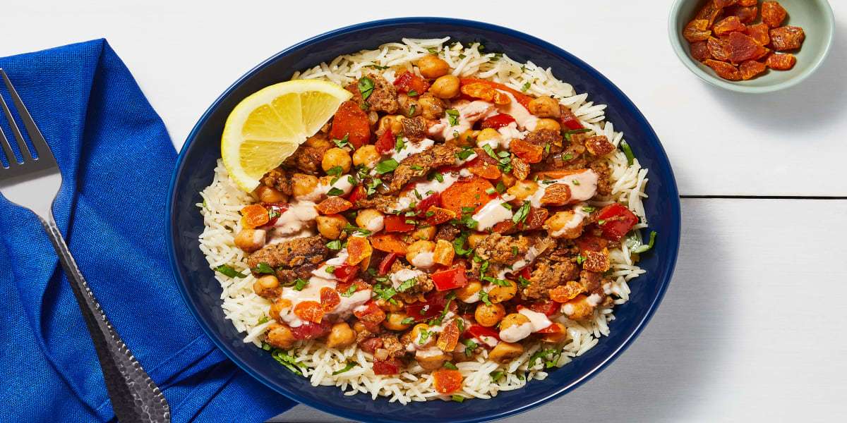 Moroccan Style Basmati Rice & Chicken