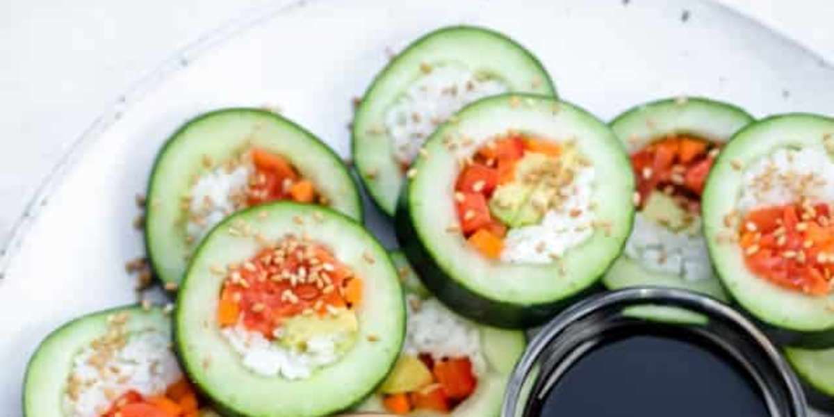 Cucumber Sushi Roll - FeelGoodFoodie