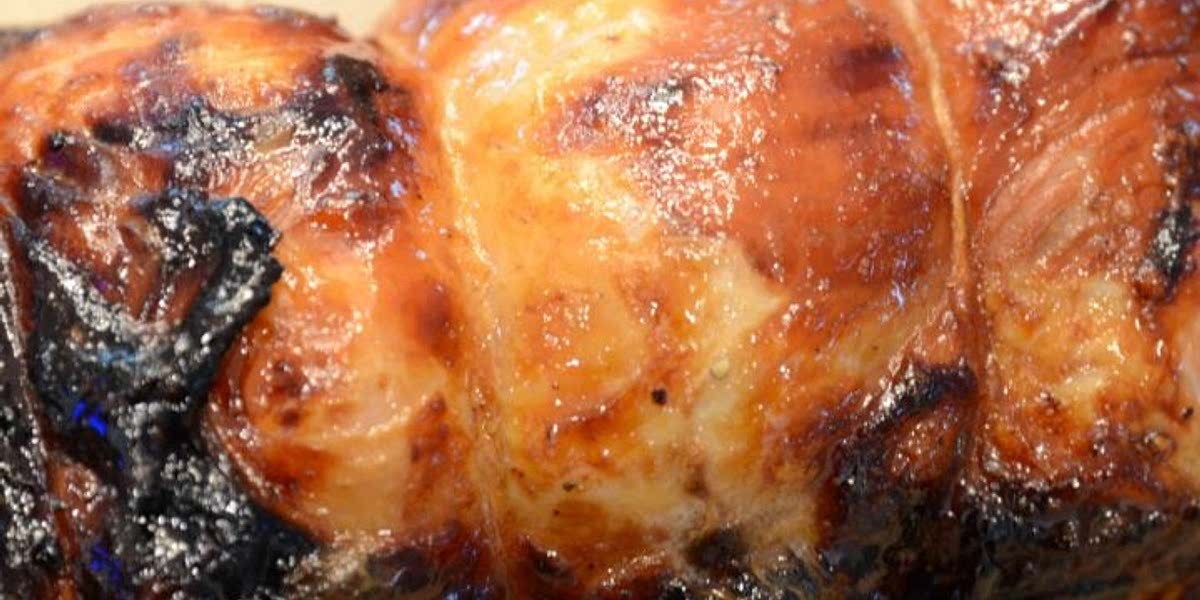 Air fryer 2025 rotisserie pork loin