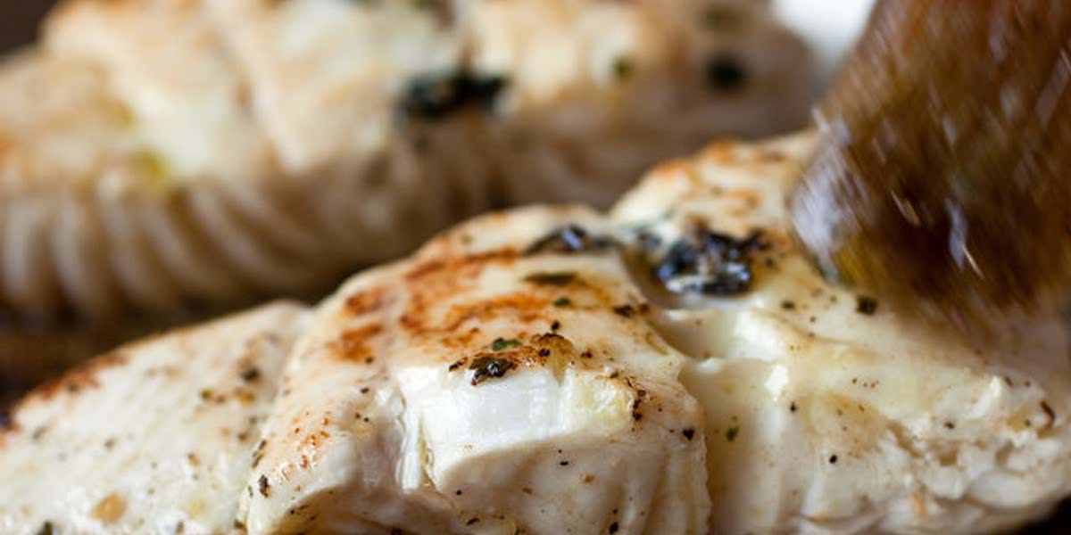 Pan Seared Marinated Halibut Fillets