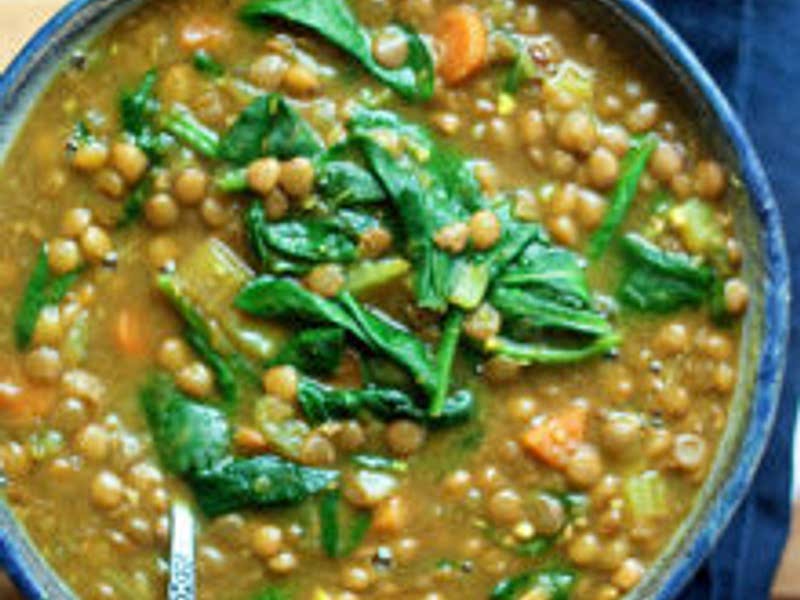 Instant pot golden hotsell lentil and spinach soup