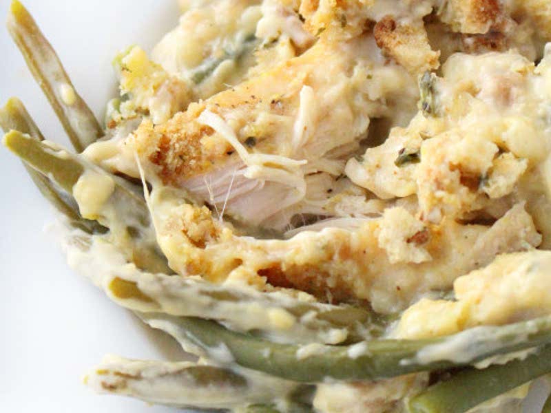 Chicken stuffing green hot sale beans instant pot