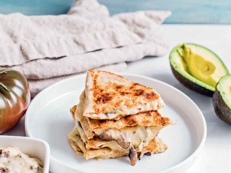 HIGHPROTEIN CHICKPEA QUESADILLAS Recipe Samsung Food