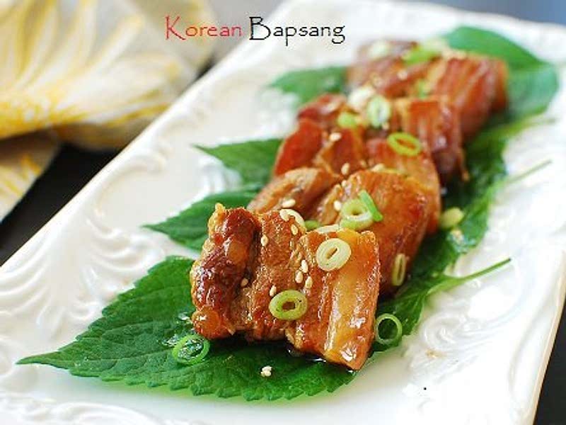 Bulgogi pork shop belly
