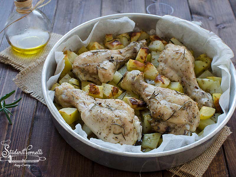 POLLO ARROSTO CON PATATE AL FORNO Recipe — Samsung Food