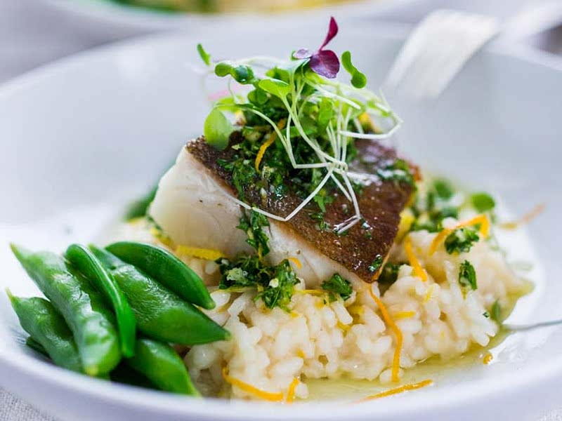 Sea Bass and Miso Risotto Recipe Samsung Food