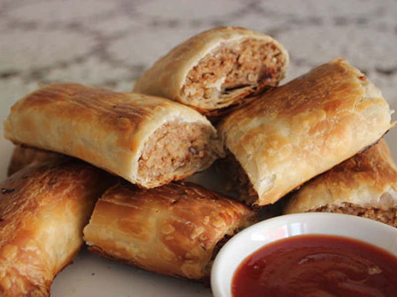 Vegetarian sausage deals rolls recipe