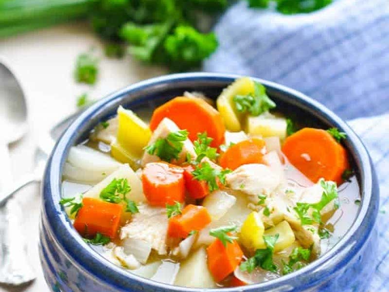 Slow cooker white wine chicken stew Recipe Samsung Food