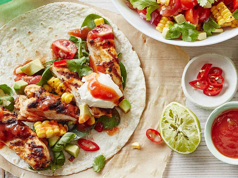 Grilled Asparagus and Shiitake Tacos Recipe Samsung Food