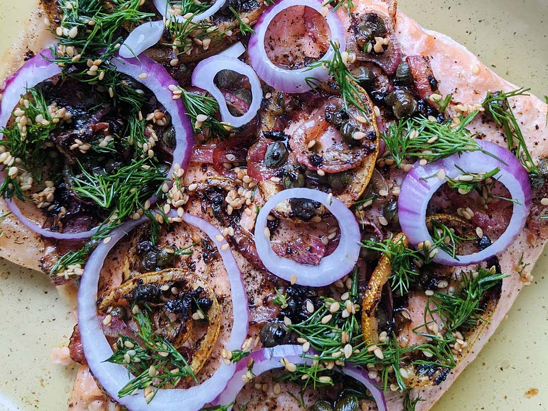 Buttered Salmon with Red Onion, Capers and Dill — Alison Roman Recipe