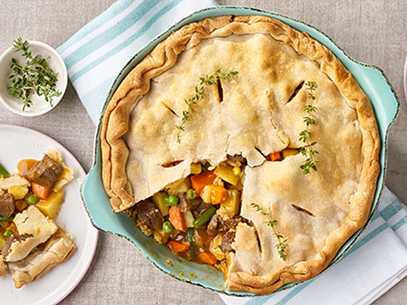 Beef pot pie clearance recipes