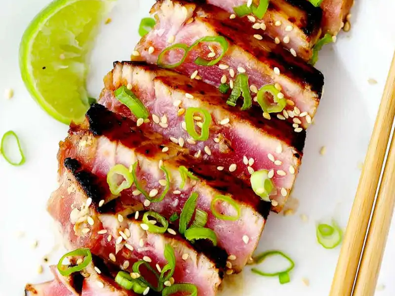 Six Minute Seared Ahi Tuna Steaks Recipe Samsung Food six-minute-seared-ahi-tuna-steaks-recipe-samsung-food