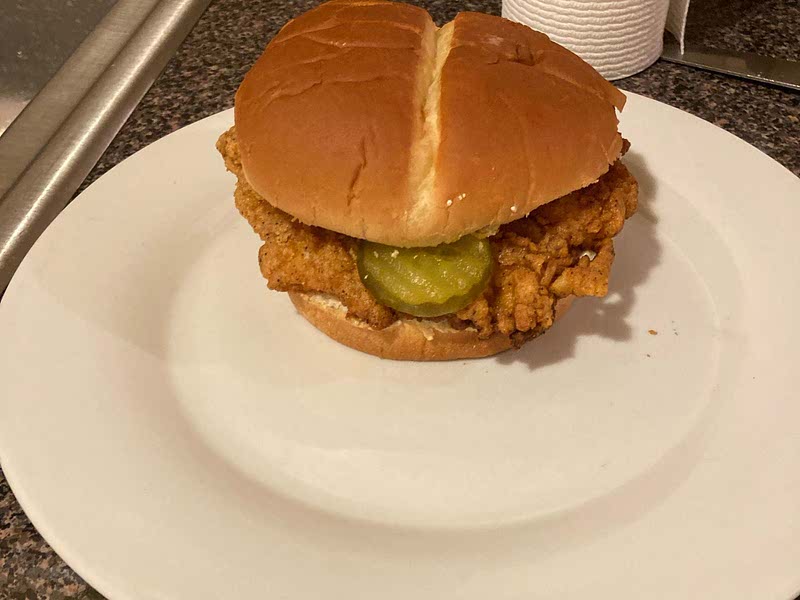 DIY Popeyes Buttermilk Fried Chicken Sandwich Recipe — Samsung Food