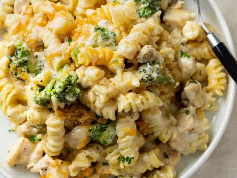 Oven baked Normandy chicken and apple casserole Recipe Samsung Food