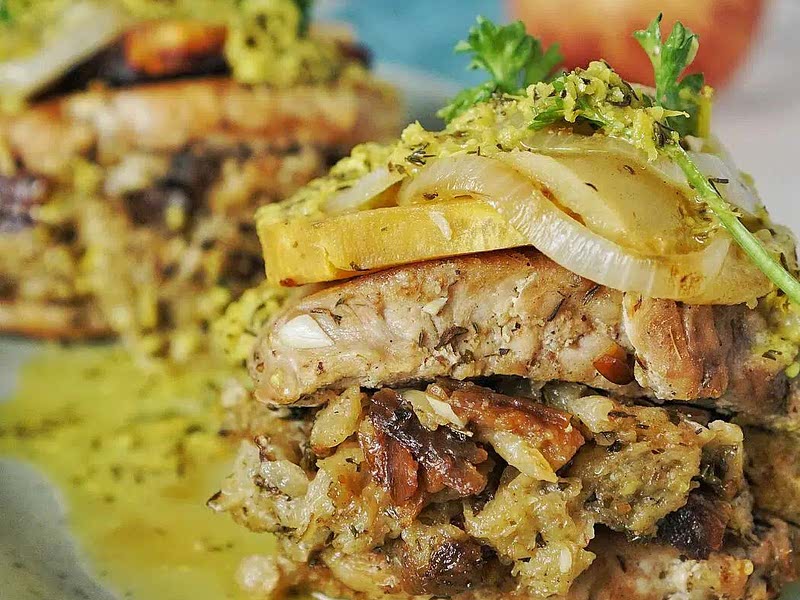 Stuffed pork chops 2025 in the instant pot