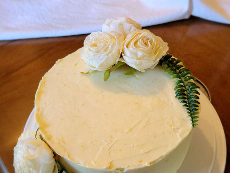 My Secret, Less-Sweet Fluffy Vanilla Frosting