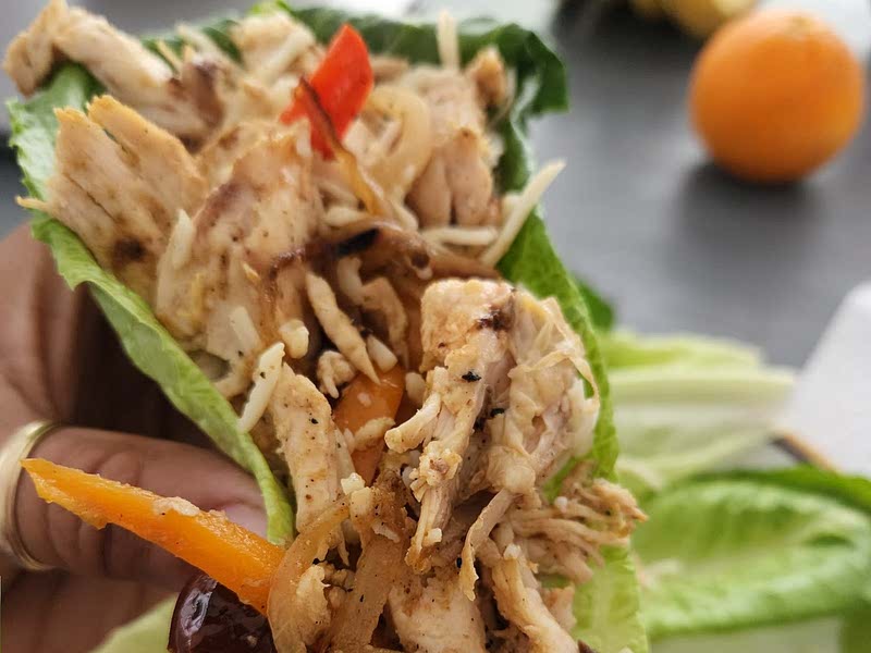 Optavia Sheet Pan Chicken Fajita Lettuce Wraps Recipe Samsung Food App