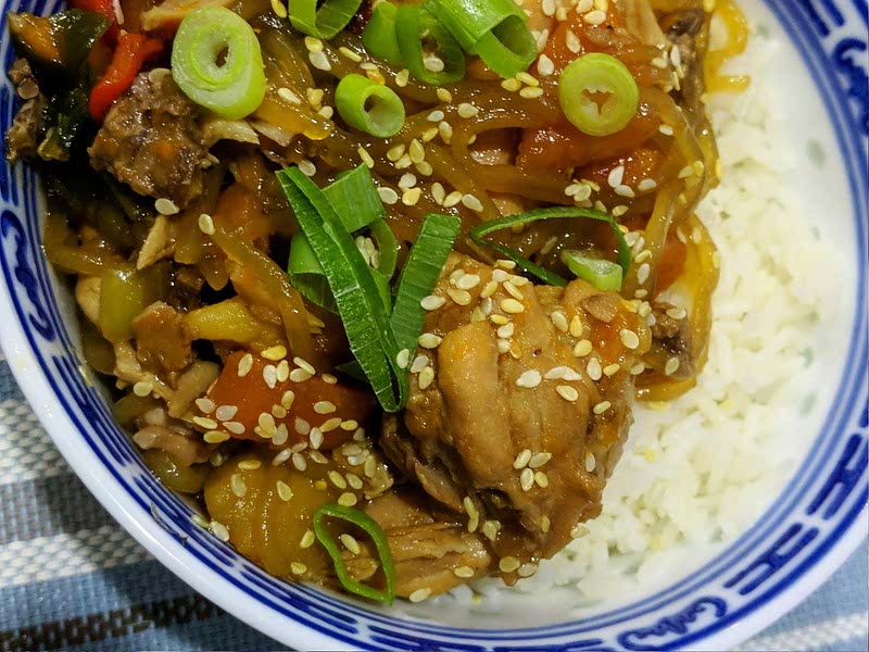 Easy Peasy Instant Pot Jjimdak Braised Chicken