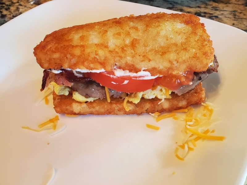 Hash Brown Breakfast Sandwiches (Easy, with Frozen Hash Browns)