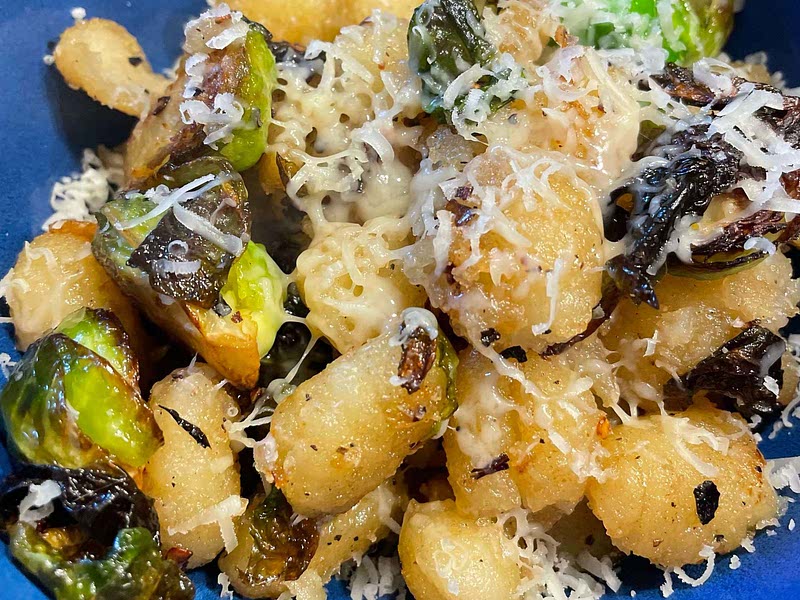 Crisp Gnocchi With Brussels Sprouts and Brown Butter Recipe Samsung Food