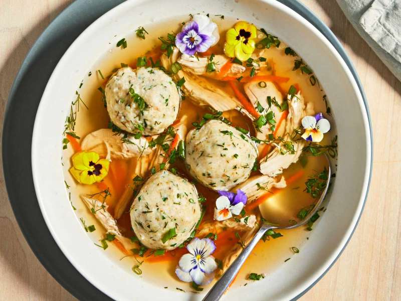 Matzo Ball Soup With Celery and Dill Recipe - NYT Cooking