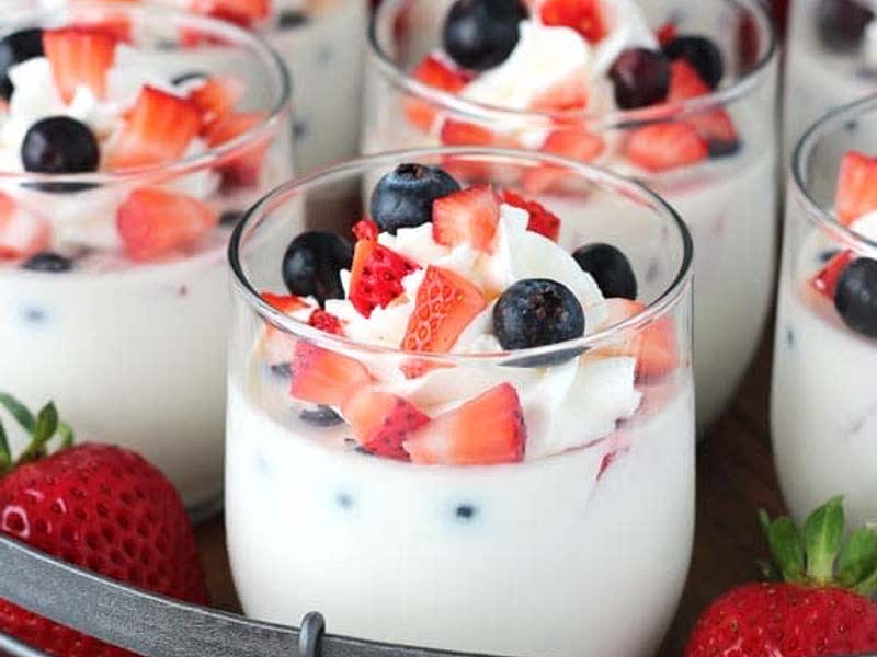 Panna Cotta, with Mixed berry reduction Recipe — Samsung Food