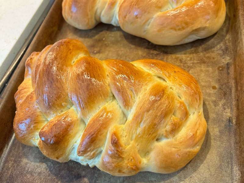 Easy Bread Machine Challah - Peanut Blossom