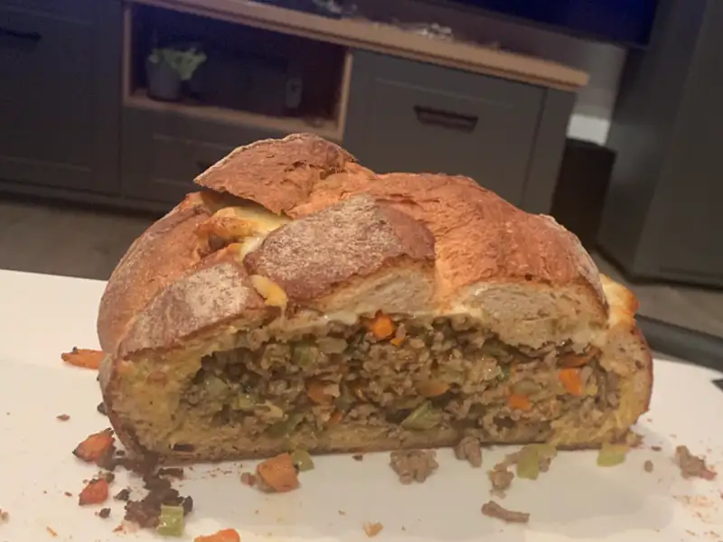 Gefülltes Brot mit Hackfleisch Recipe - Samsung Food