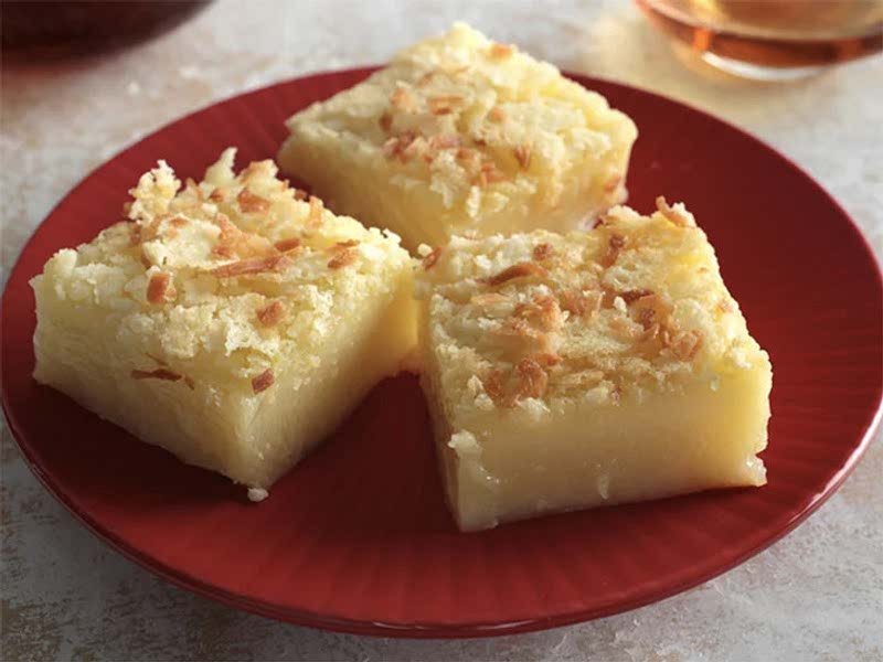 baked chinese new year cake coconut