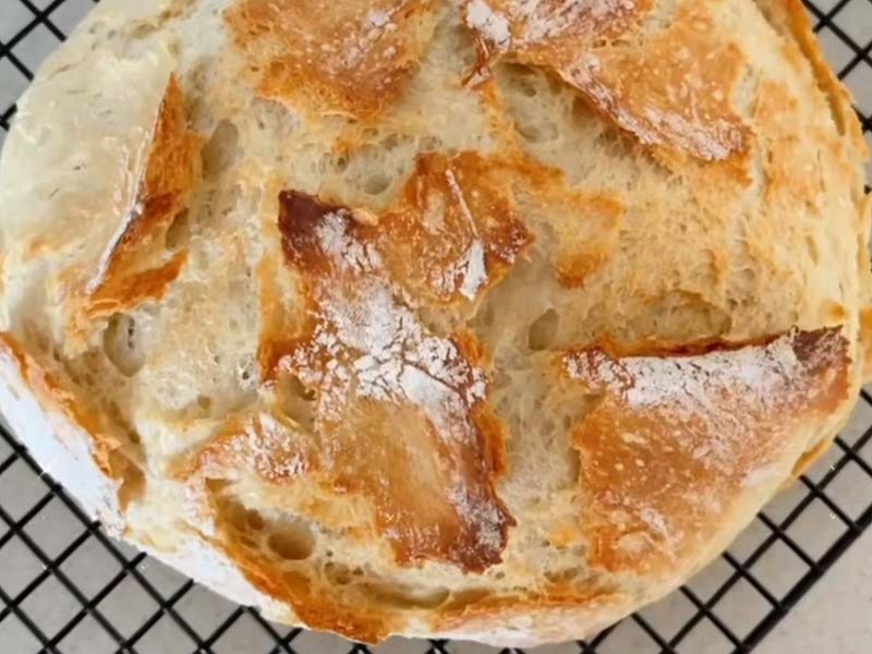 no-knead-quick-easy-bread-recipe-samsung-food