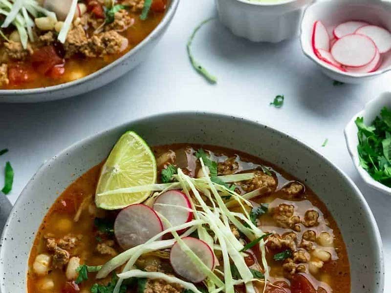 Super easy instant pot pork posole pozole