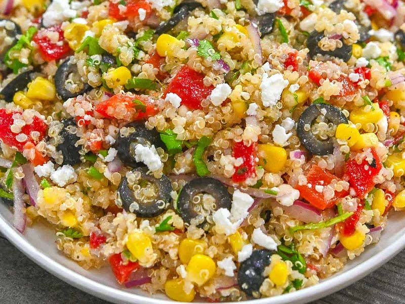 Halloumi, Pea, Quinoa and Rocket Salad Recipe — Samsung Food