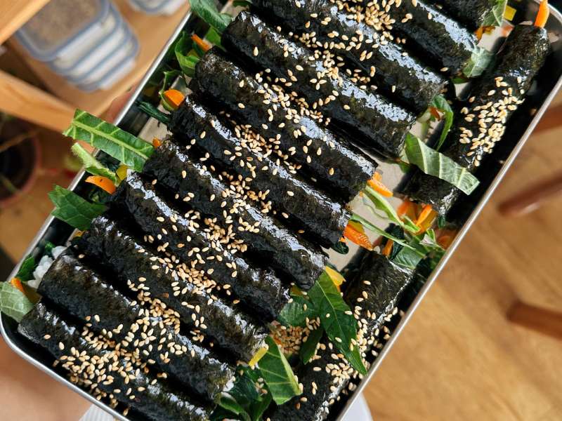 Kimbap (Korean Seaweed Rice Rolls) Recipe