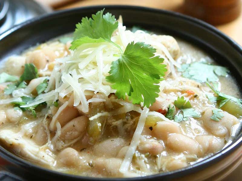 Healthy Slow Cooker Turkey and White Bean Chili Recipe Samsung Food
