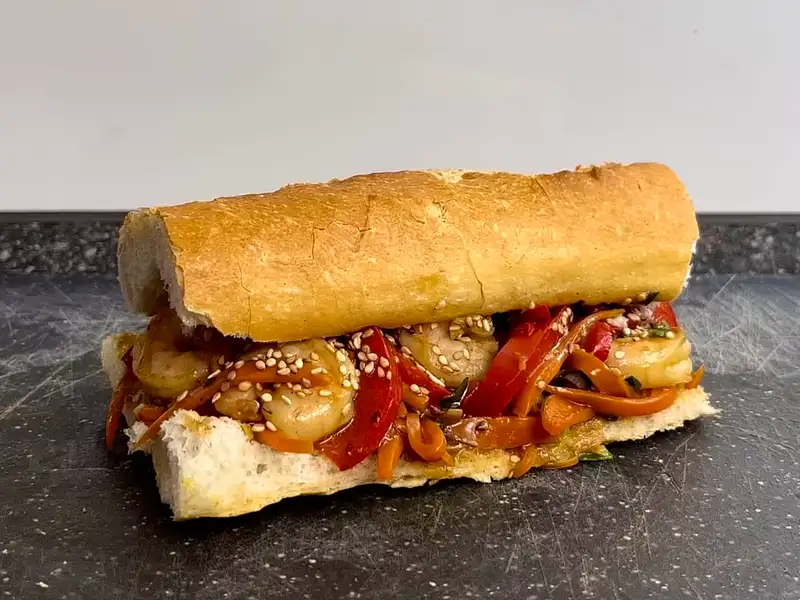Garnelen Teriyaki Sandwich Recipe - Samsung Food