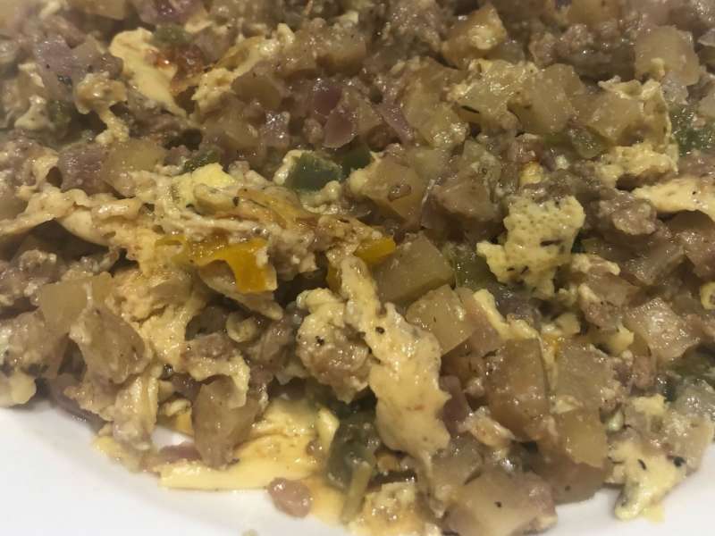 Egg, sausage and potato foil packs Recipe - Samsung Food