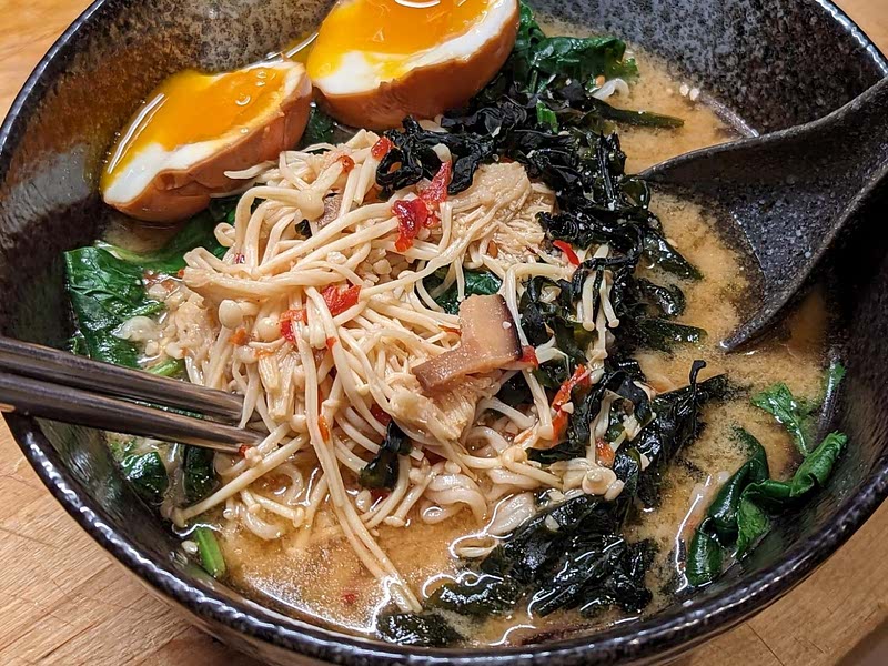 Vegetarian Ramen Spicy Soy Milk Ramen Recipe Samsung Food