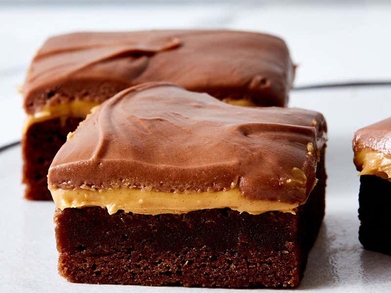 Peanut butter and jelly traybake Recipe Samsung Food