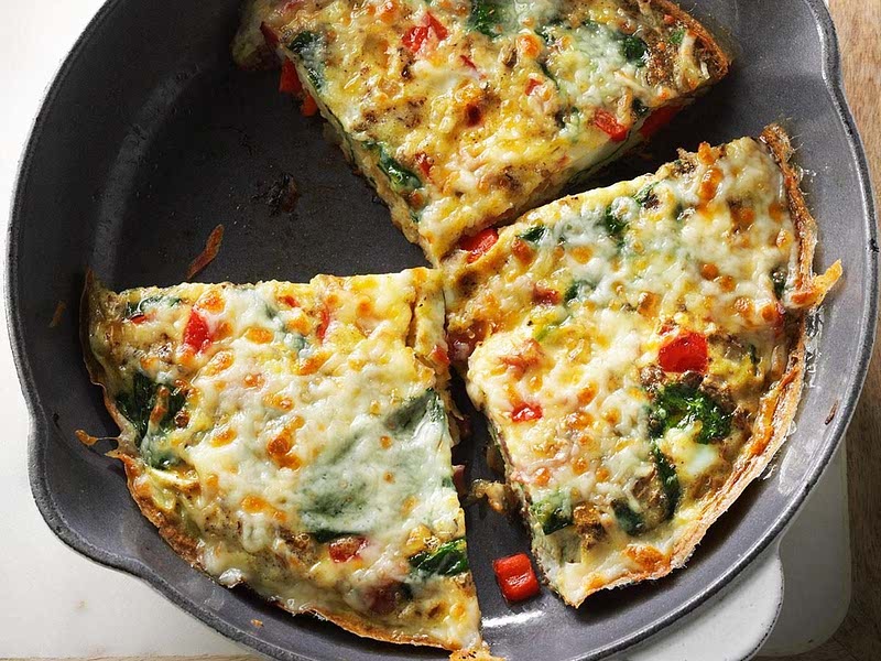 Italian Sausage & Pepper Frittata Affogato Recipe Samsung Food