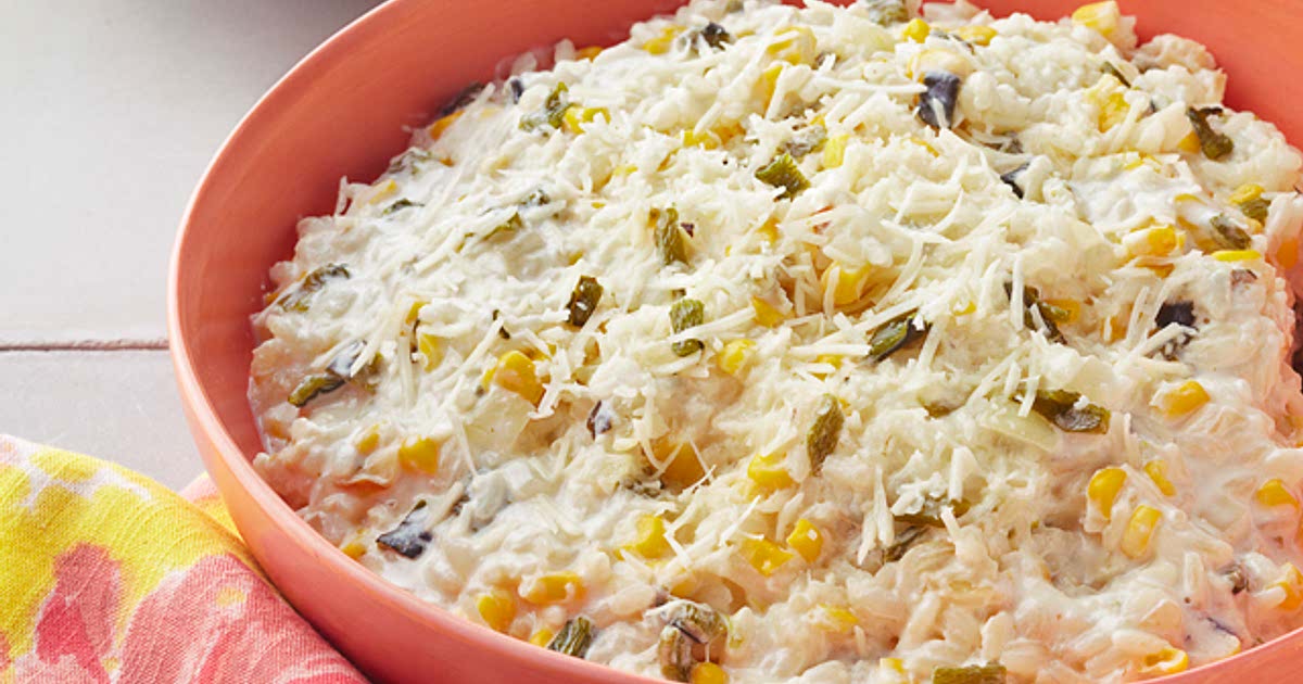 Creamy Poblano Rice with Corn Recipe Samsung Food