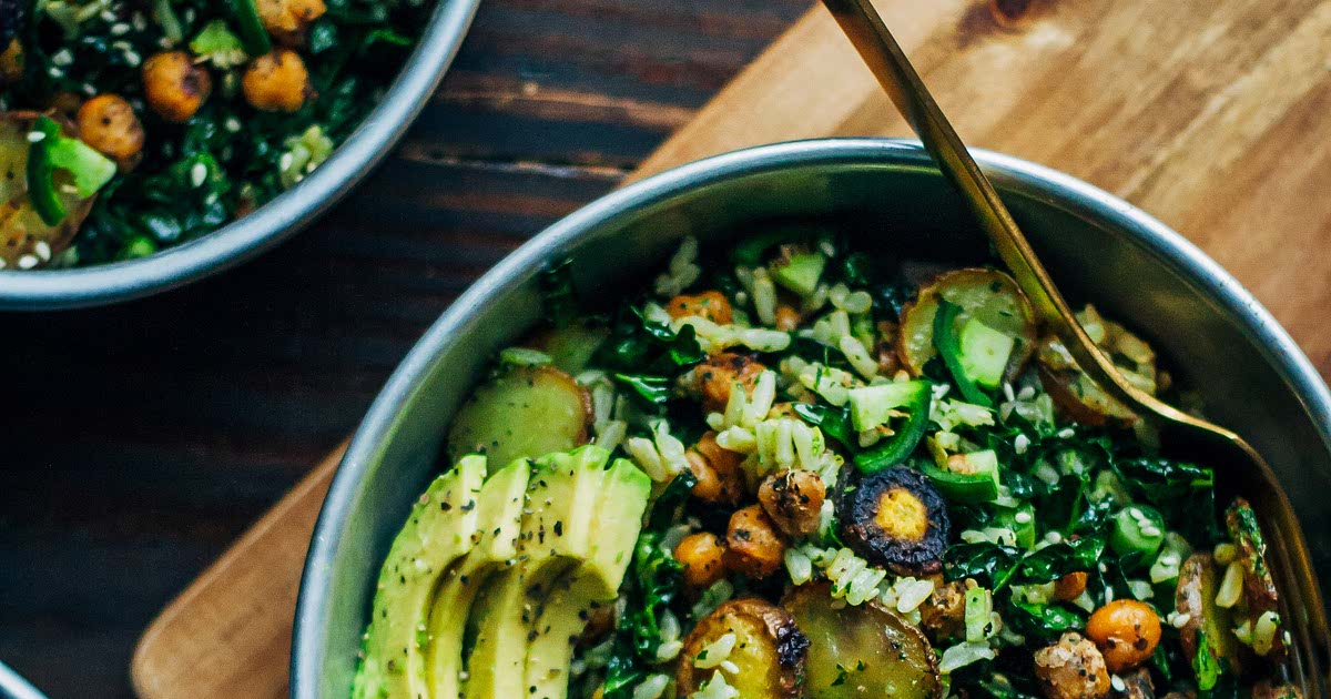 Kale Detox Salad w/ Pesto Recipe Samsung Food