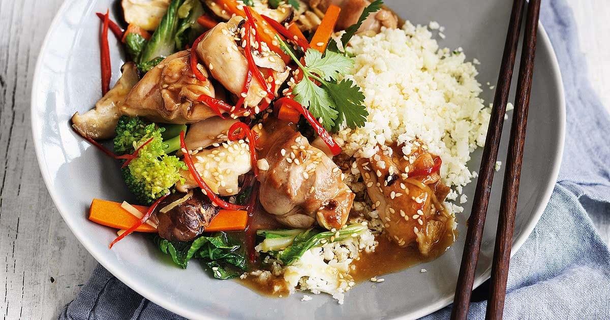 Keto ginger chicken stirfry Recipe Samsung Food
