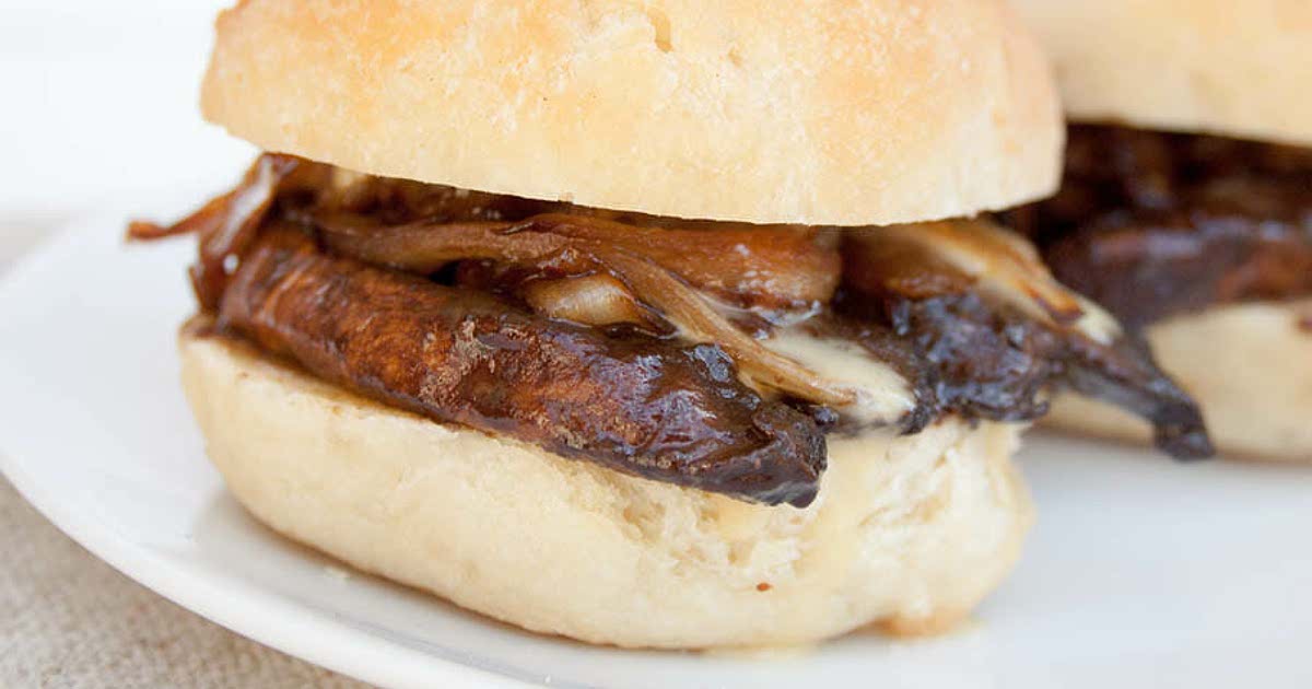 Portobello Mushroom and Caramelized Onion Sliders Recipe Samsung Food
