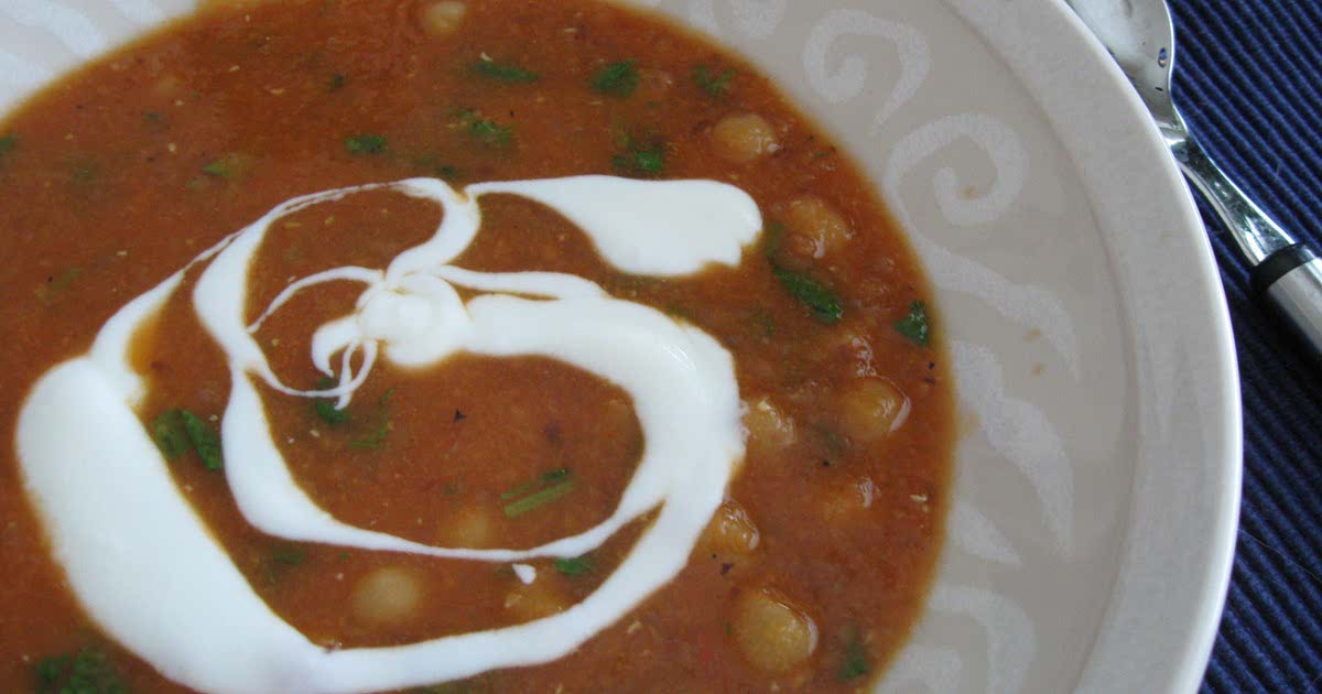 Red Lentil, Chickpea (Garbanzo) & Chili Soup Recipe Samsung Food