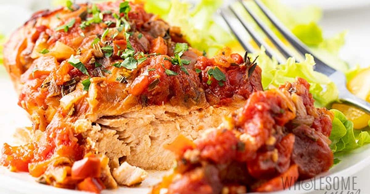 Healthy Slow Cooker Chicken Cacciatore Recipe Low Carb Samsung Food