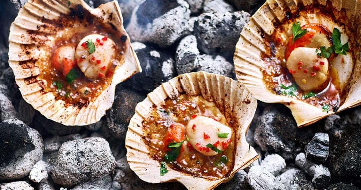 Scallops with garlic, chilli and anchovy butter Recipe Samsung Food App