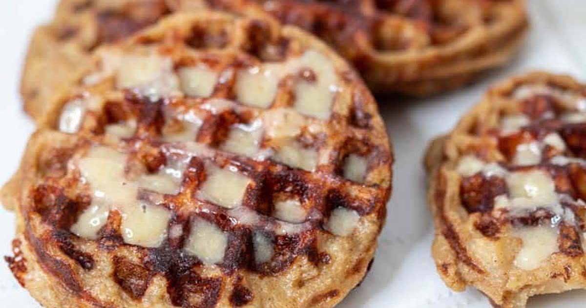 Keto “Apple” Fritter Chaffles Recipe Samsung Food